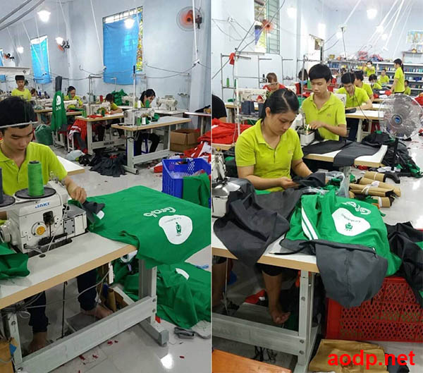 Xưởng may áo gió giá rẻ chất lượng công ty