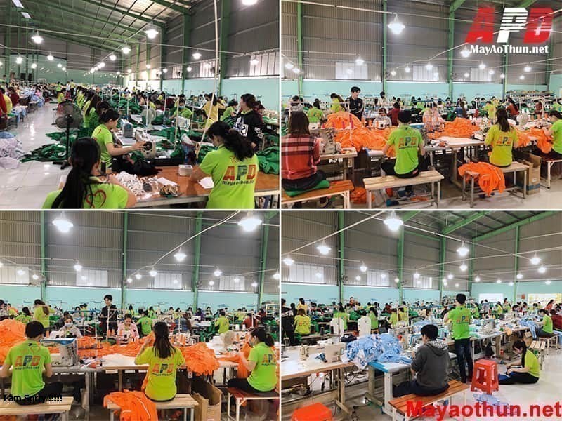 xưởng may gia công áo gió đồng phục làm chương trình sư kiện