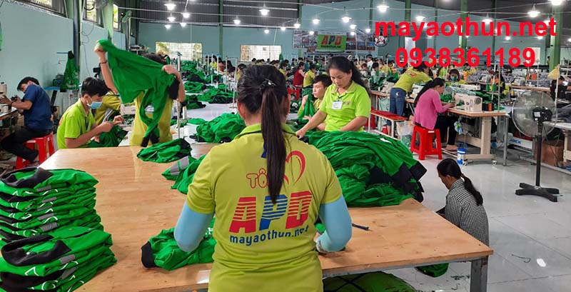 Xưởng may áo thun đồng phục giá gốc
