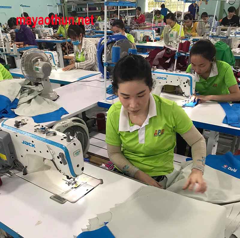 nhận may áo thun đồng phục long an