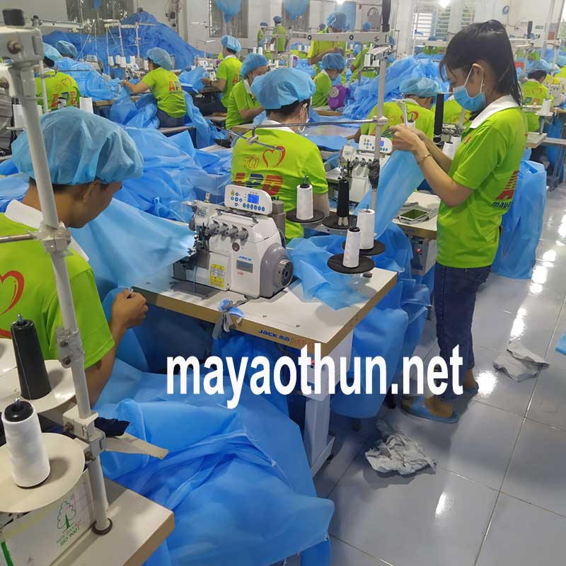 Xưởng may áo jacket, may áo thun đồng phục