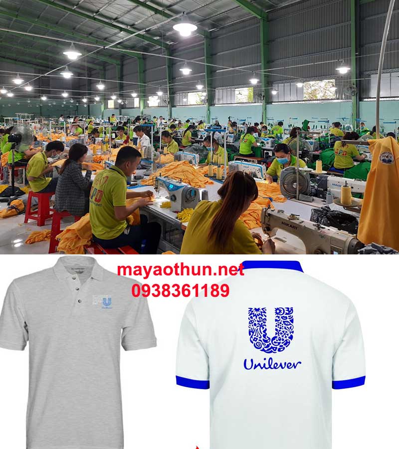 May áo thun đồng phục unilever