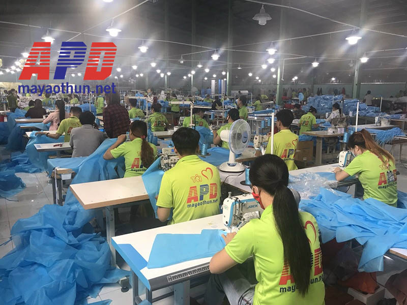 Xưởng may áo thun đồng phục ngân hàng ACB