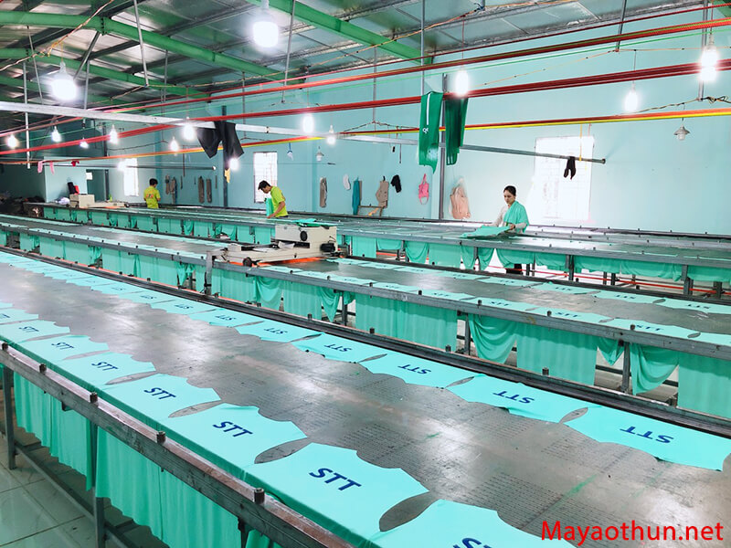 Công ty may mặc APD có nhà xưởng in lụa giá gốc