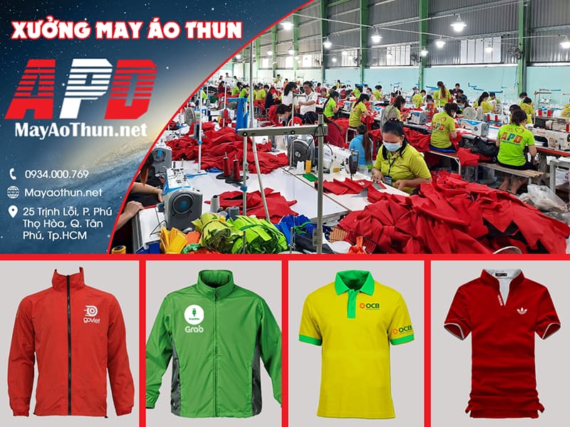 Xưởng may áo thun gia công đồng phục