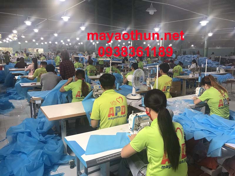 Xưởng may áo thun đồng phuc gia đình