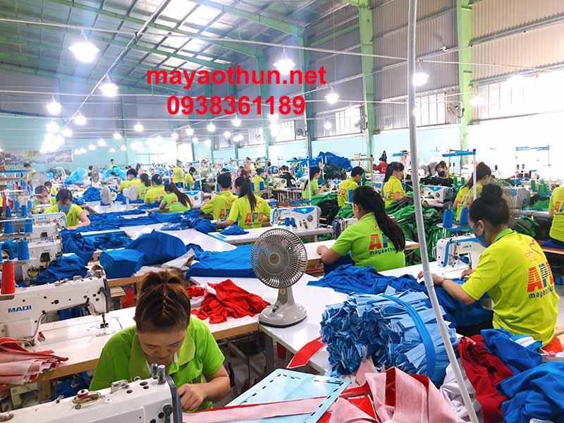Nhận may gia công áo thun xuất khẩu, may đầm váy, áo thun tâm yhm